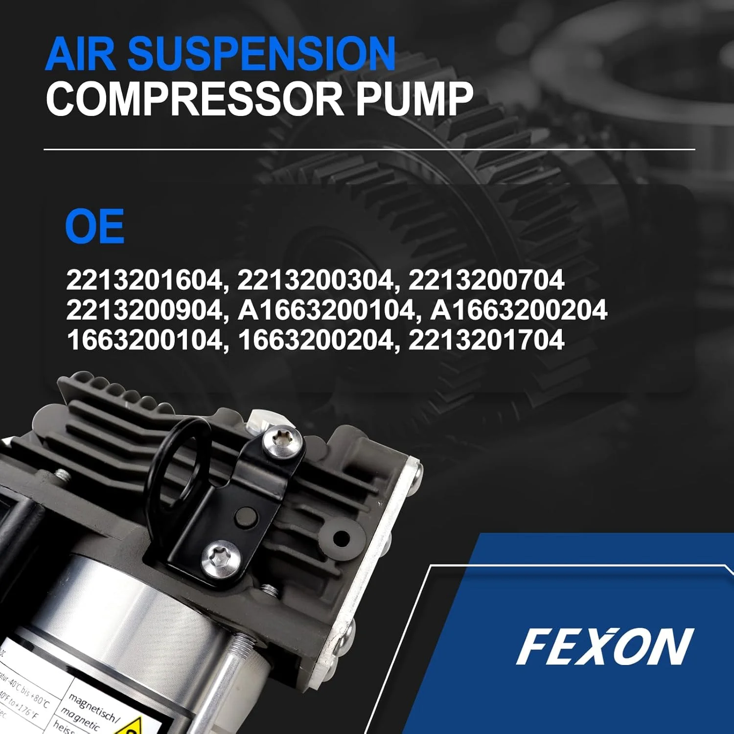 پمپ کمپرسور سیستم تعلیق بادی سازگار با مرسدس بنز W221 CL216 S350 S400 S450 S550 S600 S63 AMG مرسدس کلاس ML GL کلاس W166 X166 سال های 2007-2012 جایگزین 2213201604 2213200704 A1663200104 پمپ کمپرسور سیستم تعلیق بادی سازگار با مرسدس بنز W221 CL216 S350 S400 S450 S550 S600 S63 AMG مرسدس کلاس ML GL کلاس W166 X166 سال های 2007-2012 جایگزین 2213201604 2213200704 A1663200104