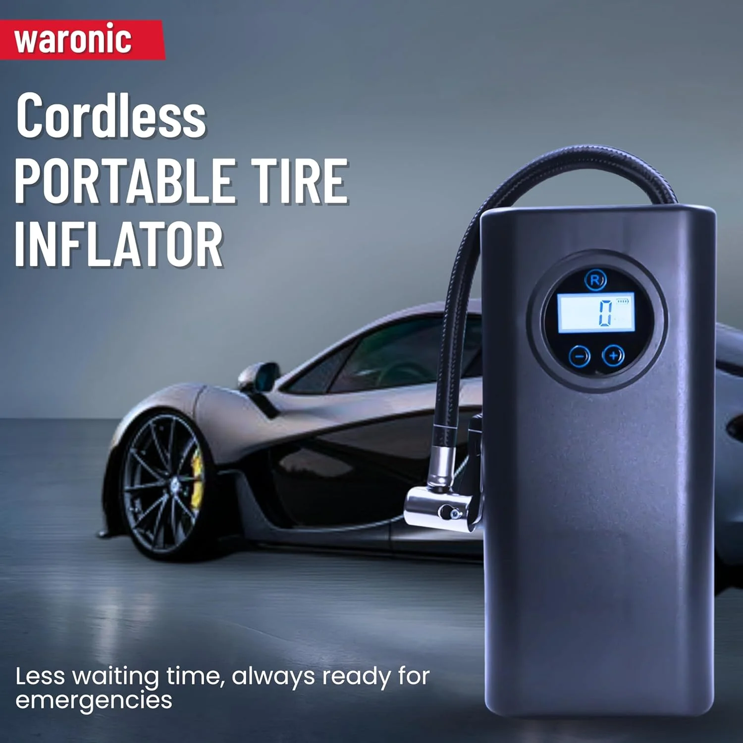 پمپ باد شارژی قابل حمل - 150 PSI، کمپرسور هوا قابل شارژ برای ماشین، موتور سیکلت، دوچرخه و توپ - فشار سنج، خاموش شدن خودکار، باد کردن سریع پمپ باد شارژی قابل حمل - 150 PSI، کمپرسور هوا قابل شارژ برای ماشین، موتور سیکلت، دوچرخه و توپ - فشار سنج، خاموش شدن خودکار، باد کردن سریع