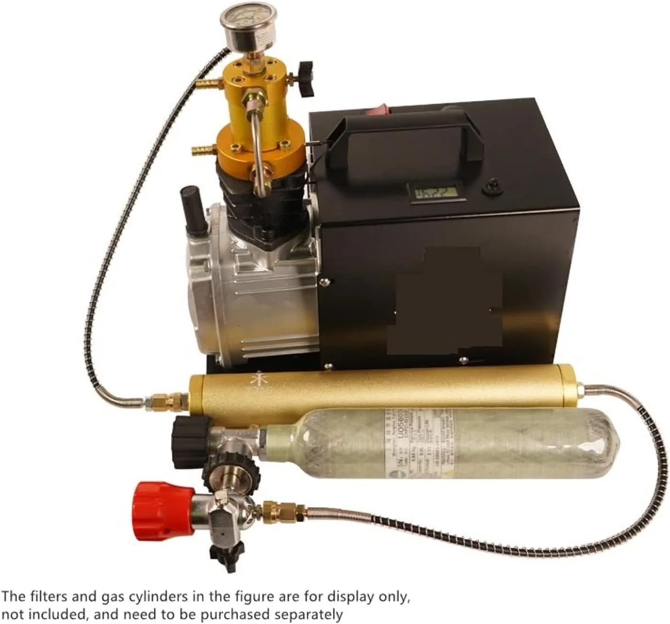 کمپرسور هوای PCP مدل TXES031 با فشار 4500Psi، 300Bar و 30MPpa، پمپ برقی فشار قوی برای تفنگ بادی و پر کردن مخزن