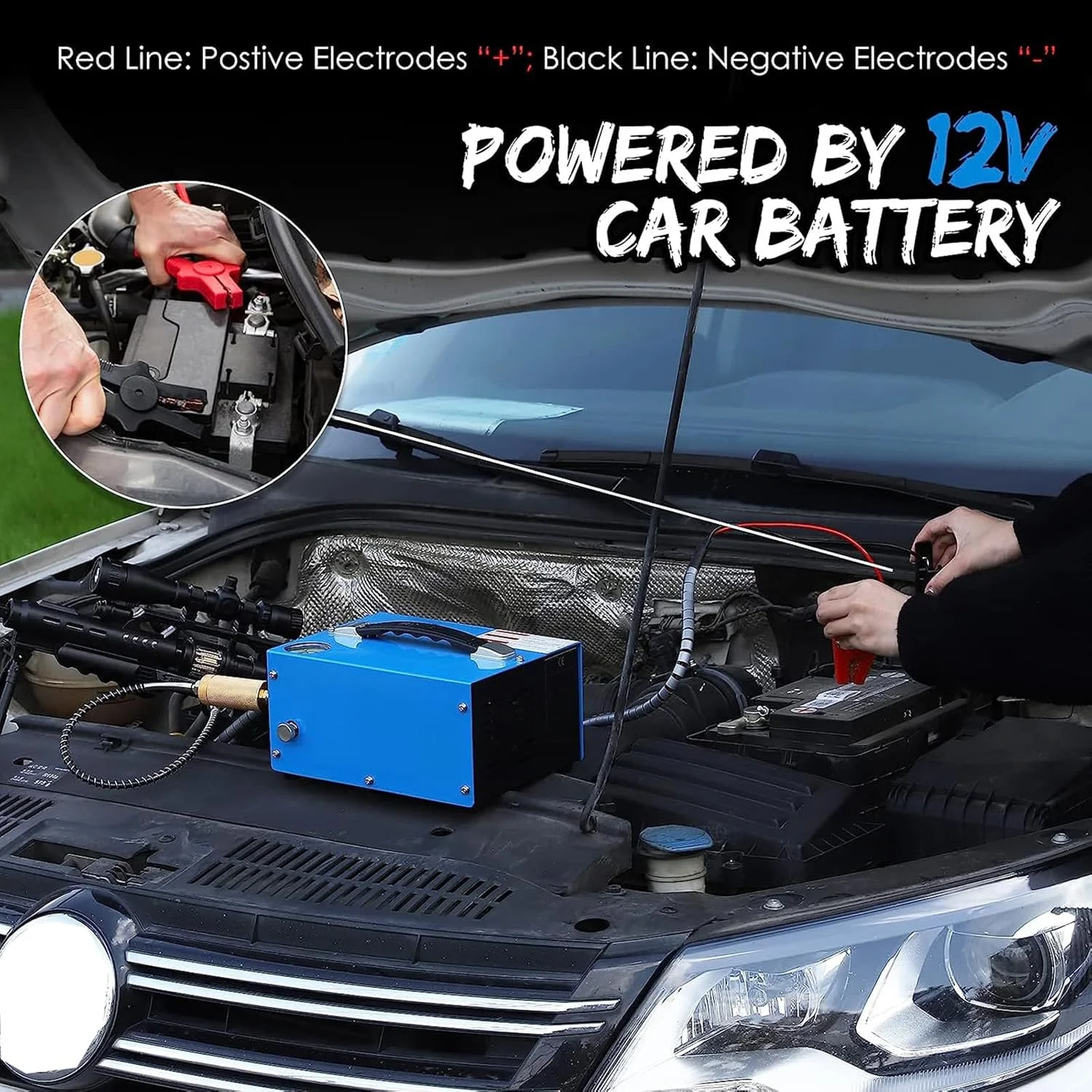 کمپرسور هوای PCP فشرده JOSBY، 4500Psi/30Mpa/300Bar با جداکننده آب/روغن، سیستم خنک کننده فن، پمپ هوای فشار قوی برای تفنگ/تپانچه PCP و مخزن پینت بال، 220v-110v-12v