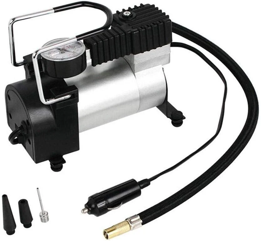 پمپ باد تک سیلندر سنگین خودرو Sulfar، قابل حمل، 12 ولت، 100 PSI