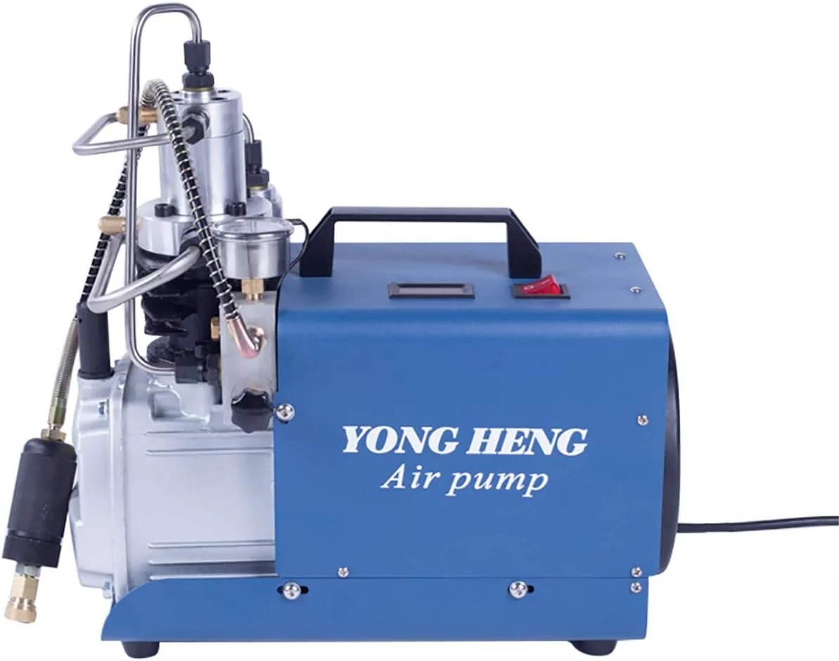 پمپ هوای برقی فشار قوی WWART کمپرسور PCP 300BAR 30MPA 4500PSI برای غواصی، آتش نشانی، پینت بال و تیراندازی PCP