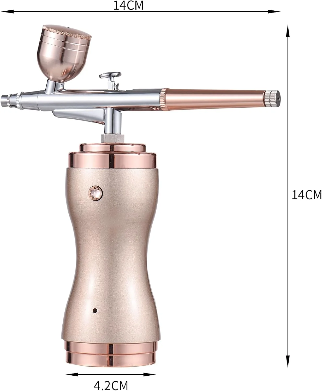 کیت قابل حمل Labymos با کمپرسور، قلم ایربراش بی سیم دستی دو حالته، فشار قابل تنظیم 3 سطحی، باتری داخلی برای نقاشی، مدل سازی، رنگ آمیزی، طراحی ناخن، آرایش، تزئین کیک