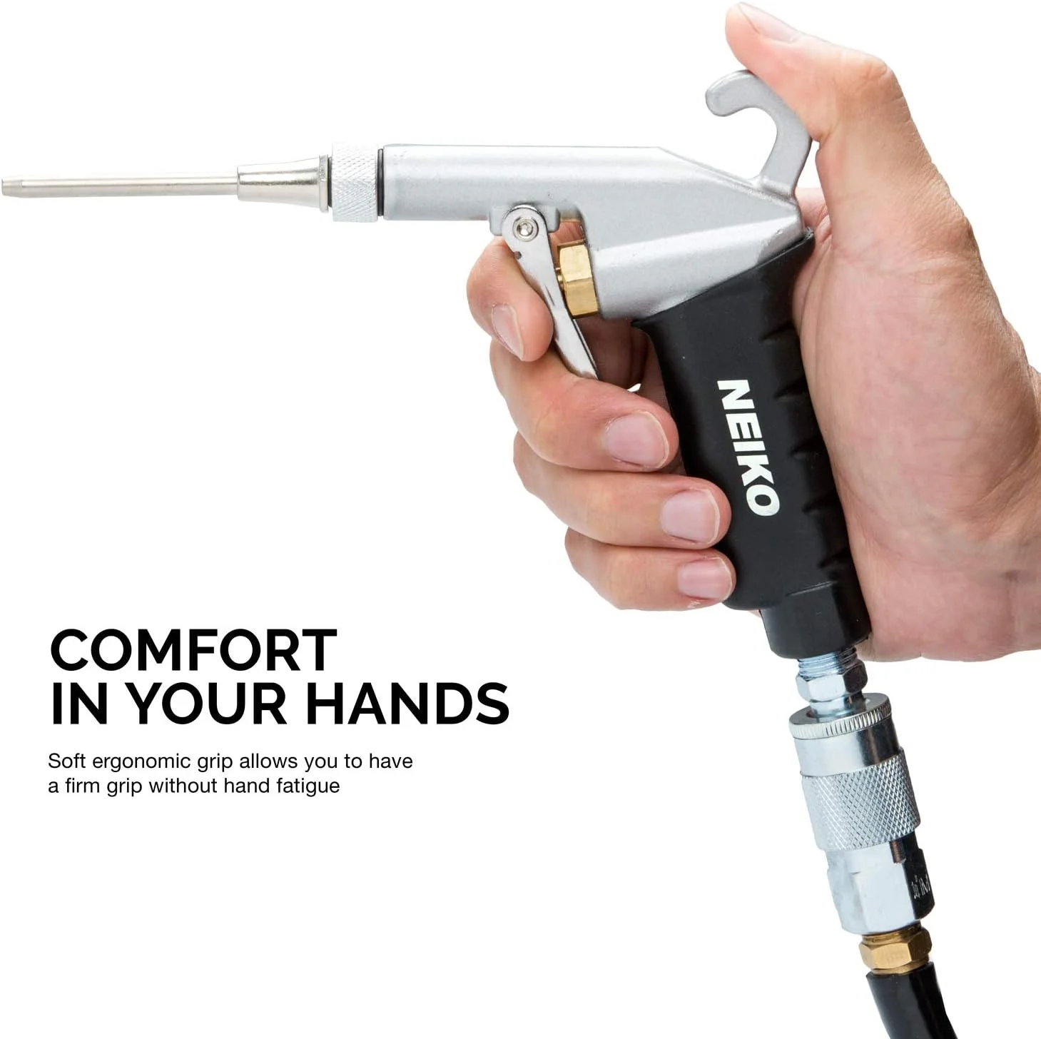 تفنگ بادی پرقدرت NEIKO 31121A | 3 عدد نازل بادی پنوماتیک | تفنگ گرد و غبار | لوازم جانبی کمپرسور تفنگ بادی | ¼ اینچ تفنگ بادی پرقدرت NEIKO 31121A | 3 عدد نازل بادی پنوماتیک | تفنگ گرد و غبار | لوازم جانبی کمپرسور تفنگ بادی | ¼ اینچ