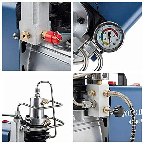 کمپرسور هوای فشار قوی GHQERTY با توقف خودکار، پمپ هوای برقی برای آتش نشانی، تشخیص نشتی، تست فشار