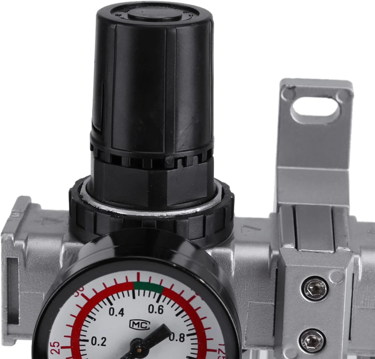 فیلتر رگولاتور کمپرسور هوا SFC300 سایز 3/8 اینچ، لوازم جانبی رگولاتور فشار هوا، ابزار جداکننده و پاک کننده تله آب و رطوبت به همراه گیج برای محافظت از ابزارهای بادی