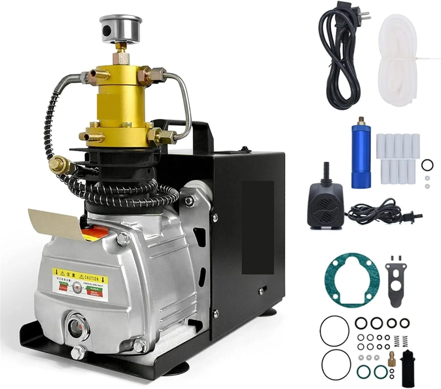 کمپرسور هوای برقی PCP مدل TXES031 با فشار بالا 4500Psi 300Bar 30MPpa، پمپ دیافراگمی برای مخزن غواصی