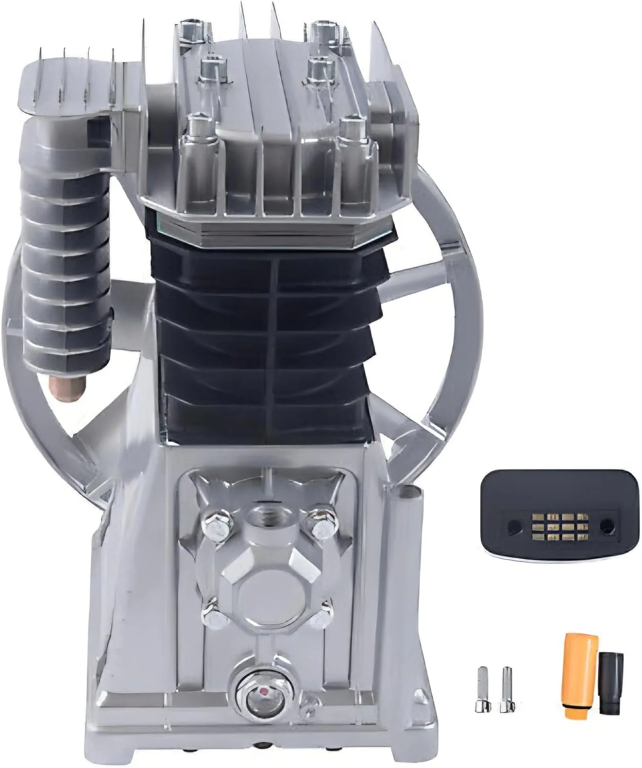 سر کمپرسور هوا یاقوت 2065 با توان 2.2 کیلووات و 3 اسب بخار به همراه فولی مناسب برای کمپرسورهای 50 تا 300 لیتری