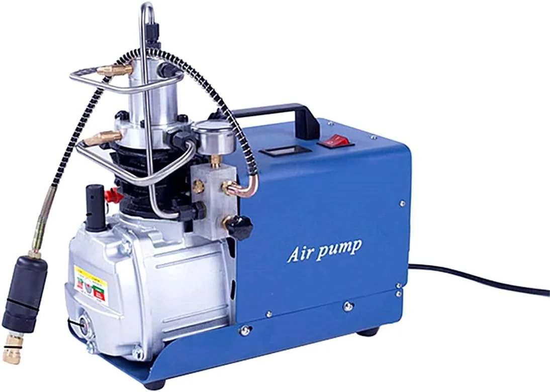 پمپ هوای برقی فشار قوی WWART کمپرسور PCP 300BAR 30MPA 4500PSI برای غواصی، آتش نشانی، پینت بال و تیراندازی PCP (نسخه جلد سخت)