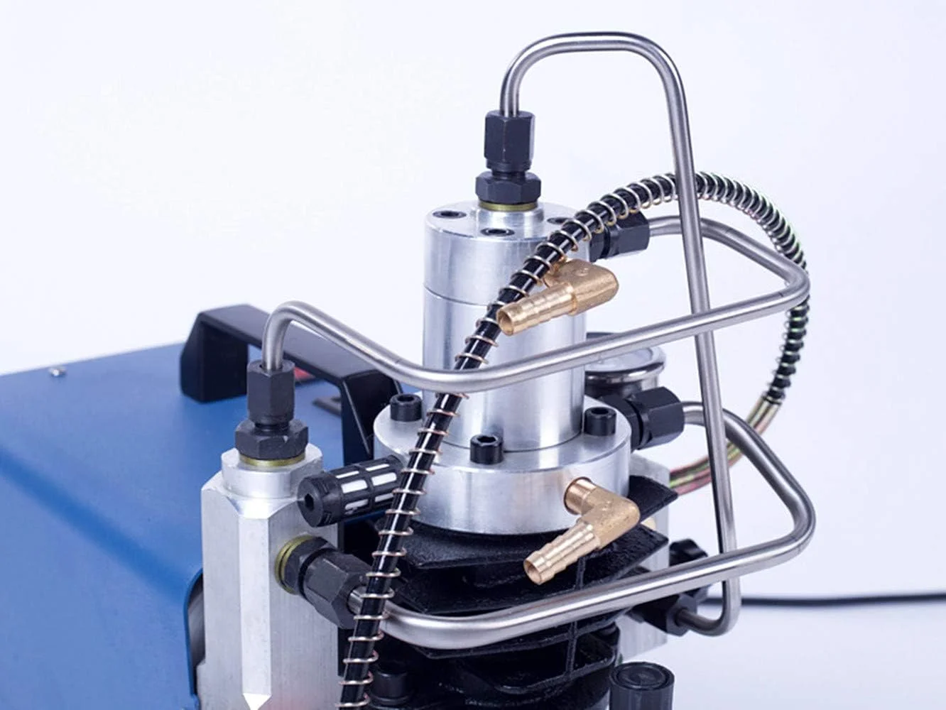 پمپ هوای برقی فشار قوی WWART کمپرسور PCP 300BAR 30MPA 4500PSI برای غواصی، آتش نشانی، پینت بال و تیراندازی PCP (نسخه جلد سخت)