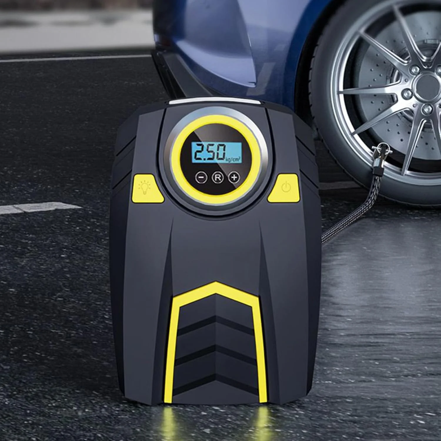 کمپرسور هوای قابل حمل | پمپ باد تایر قابل حمل، 3 حالت روشنایی، جمع و جور، چند منظوره، لوازم جانبی برای توپ های ورزشی، موتور سیکلت، منزل، خانواده کمپرسور هوای قابل حمل | پمپ باد تایر قابل حمل، 3 حالت روشنایی، جمع و جور، چند منظوره، لوازم جانبی برای توپ های ورزشی، موتور سیکلت، منزل، خانواده