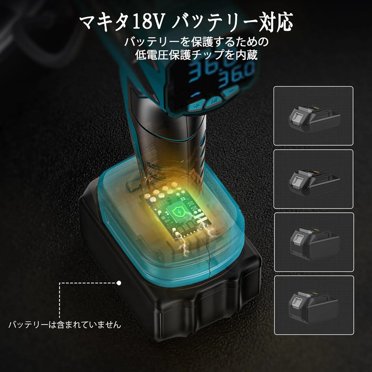 کمپرسور باد شارژی خودرو Ecarke برای باتری لیتیوم-یونی 18 ولت Makita، حداکثر 11 بار، پمپ باد شارژی قابل حمل با فشارسنج دیجیتال، کمپرسور باد شارژی برای خودرو، موتورسیکلت، دوچرخه، توپ های ورزشی