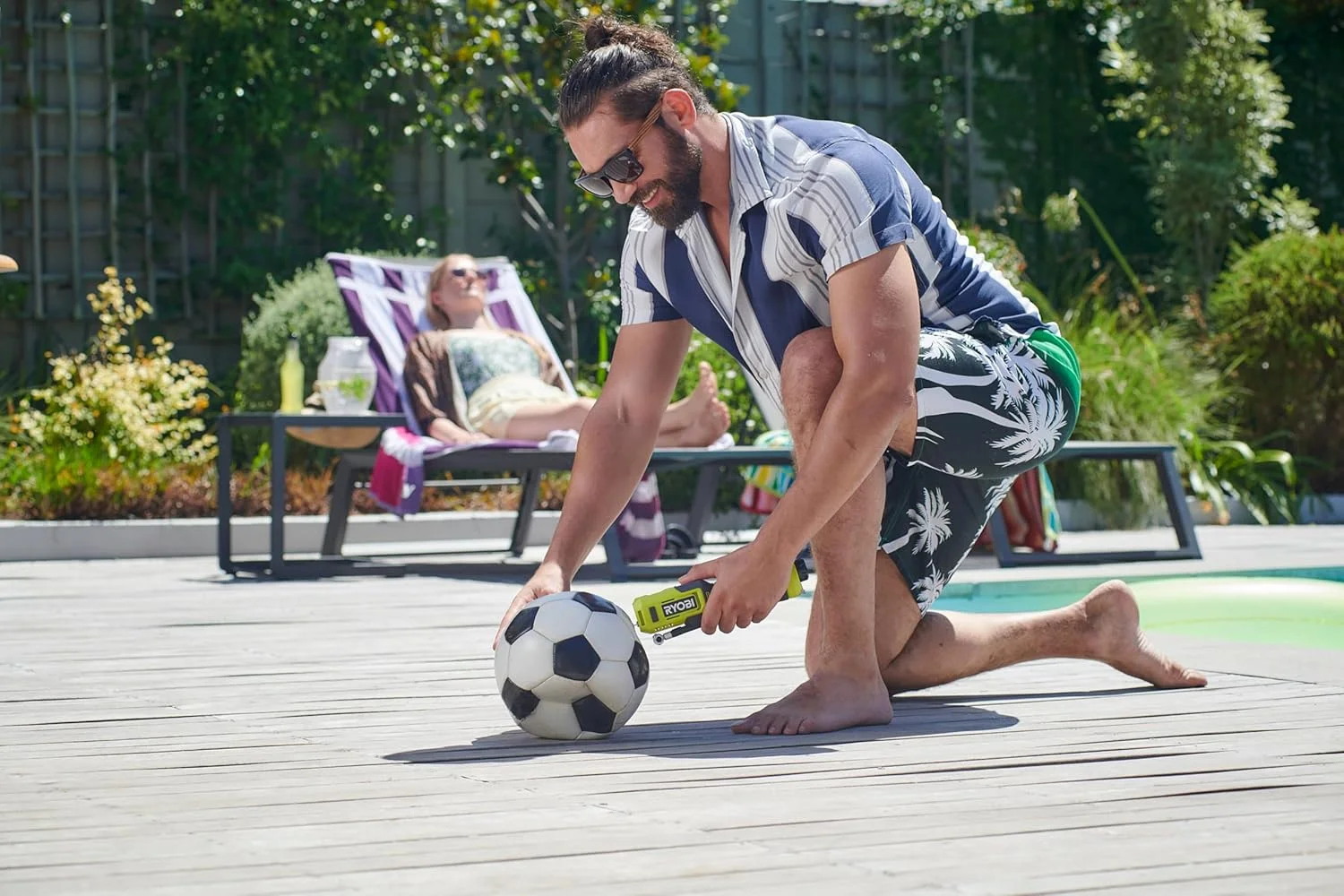 کمپرسور ریوبی به همراه باتری و کابل USB