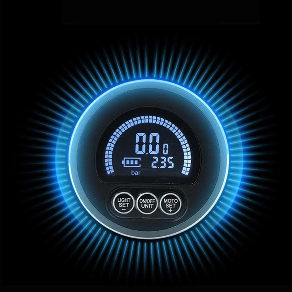 کمپرسور هوای قابل حمل 6000 میلی آمپر ساعتی، پمپ هوای چند منظوره، باد کننده تایر با چراغ قوه اضطراری روشن