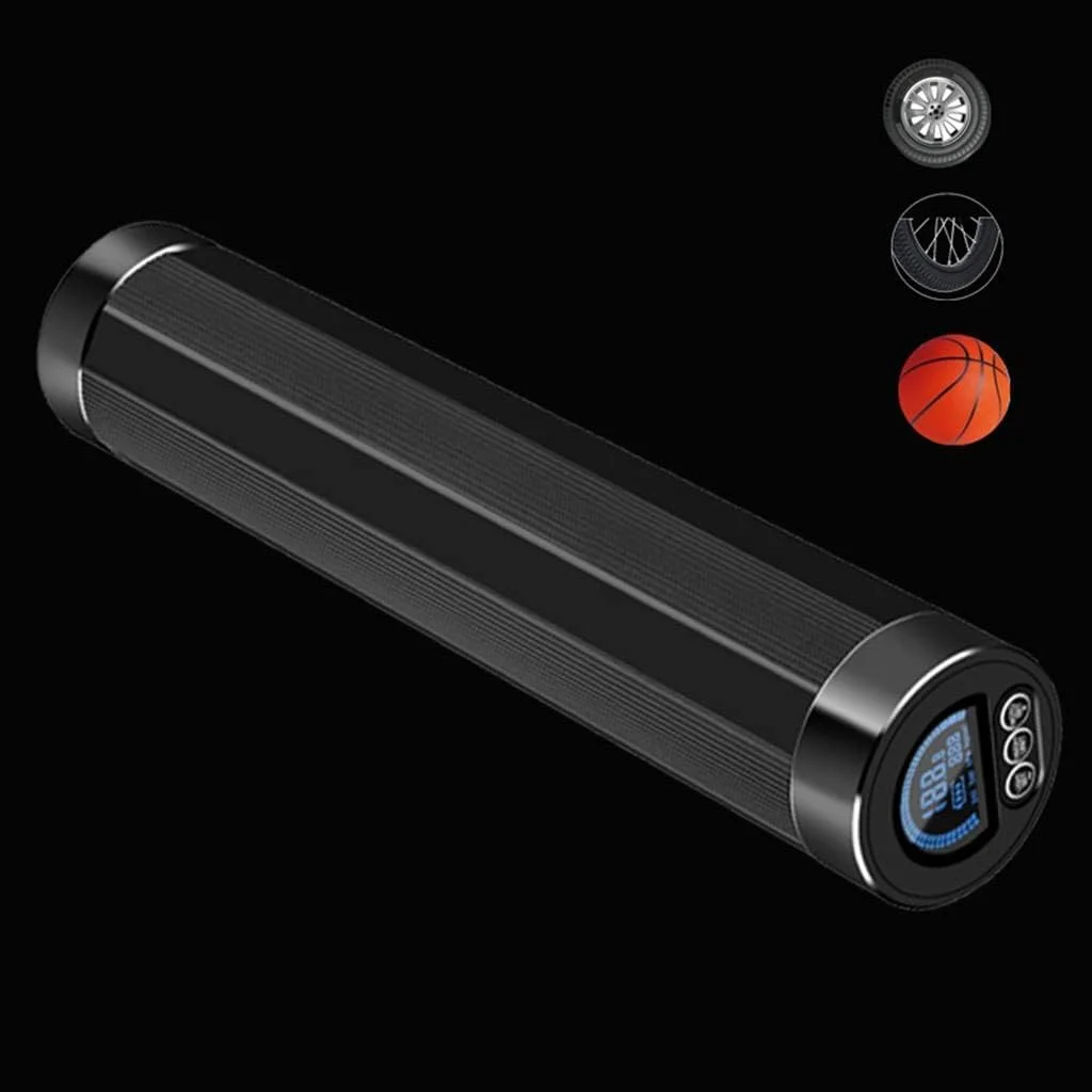 کمپرسور هوای قابل حمل 6000 میلی آمپر ساعتی، پمپ هوای چند منظوره، باد کننده تایر با چراغ قوه اضطراری روشن