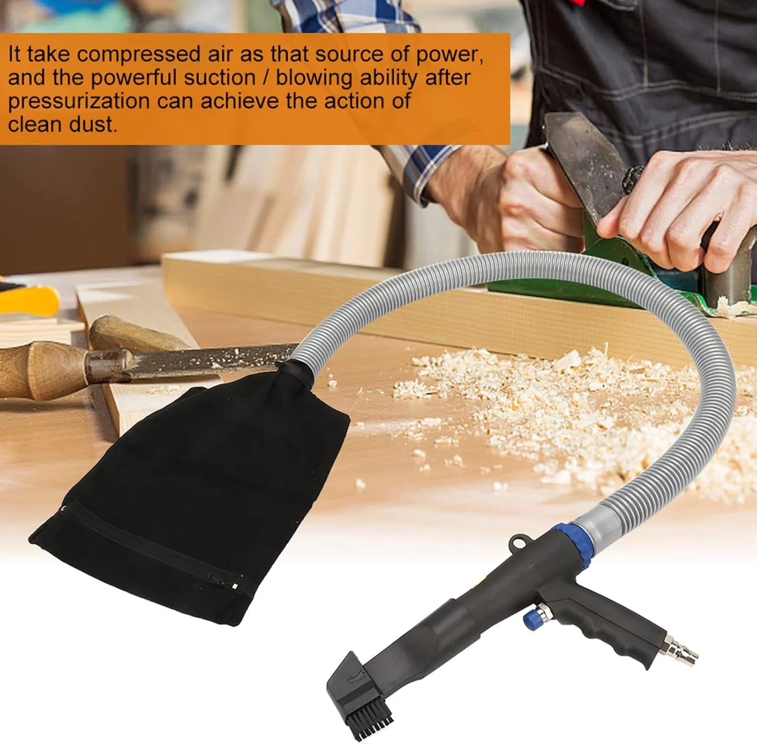 تفنگ کمپرسور هوا، کمپرسور هوای فشار قوی، تفنگ دمنده/مکنده، ابزار تمیز کننده پنوماتیک تفنگ کمپرسور هوا، کمپرسور هوای فشار قوی، تفنگ دمنده/مکنده، ابزار تمیز کننده پنوماتیک