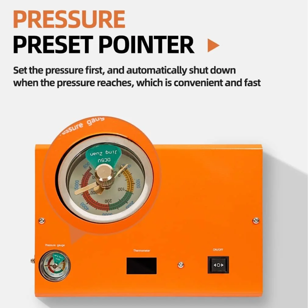 کمپرسور هوای PCP مدل ABHJKLM، 4500Psi 30Mpa، بدون روغن/آب، 1500 وات، کمپرسور قابل حمل برای تفنگ بادی، تفنگ پنوماتیک، با قابلیت تغذیه از طریق خودرو 12 ولت DC یا پمپ AC خانگی برای تفنگ های بادی PCP