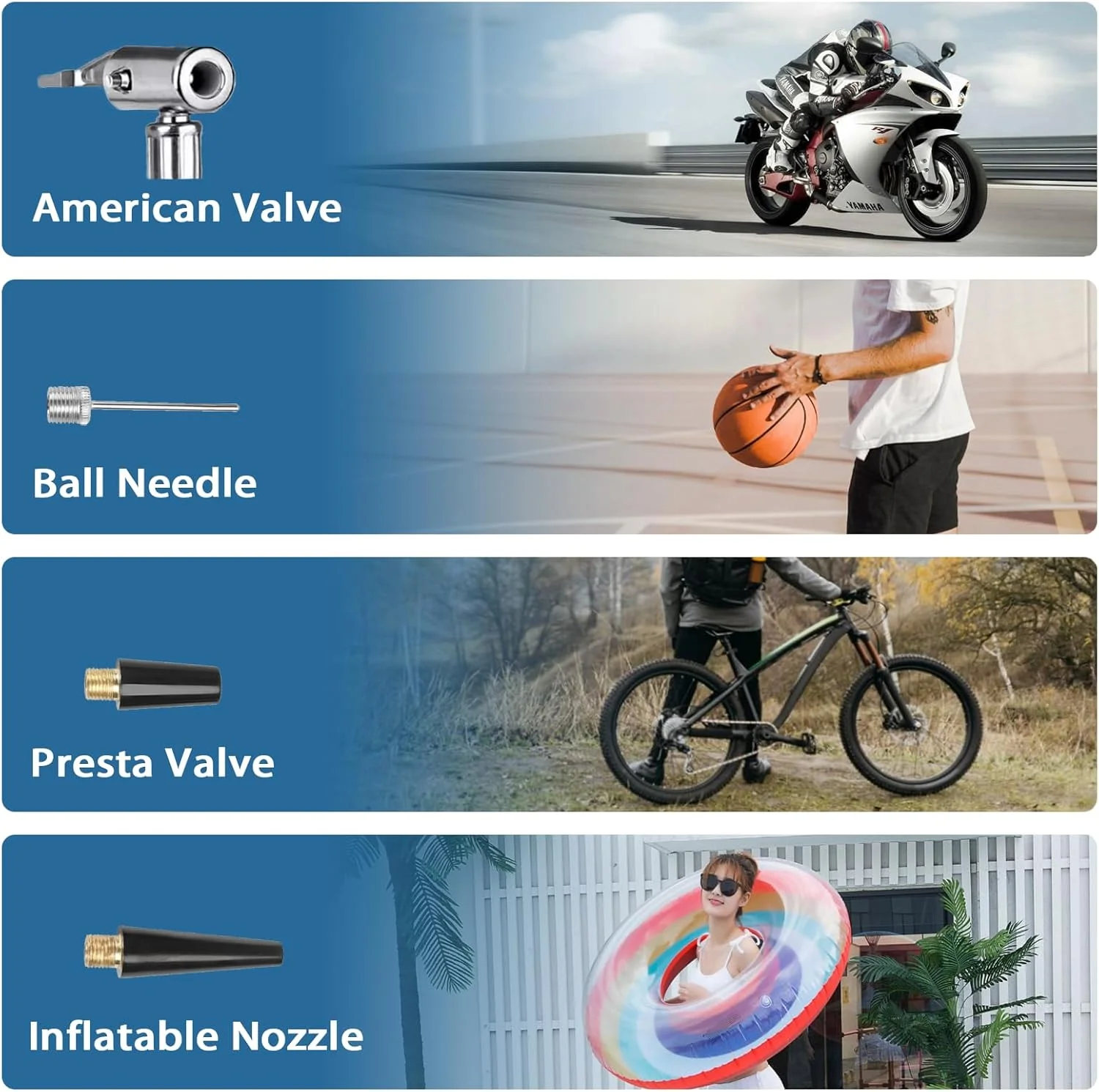 پمپ باد شارژی سازگار با باتری سیستم 18 ولت بوش پروفشنال WITLIGHT، پمپ باد برقی قابل حمل و بی سیم 160 PSI با فشارسنج دیجیتال برای خودرو، دوچرخه، توپ ورزشی (فقط ابزار)