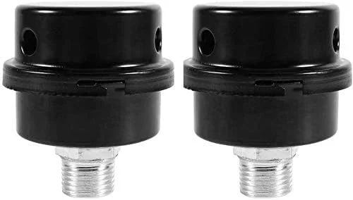 فیلتر صدا خفه کن کمپرسور هوا 20 میلی متر 1/2 اینچ رزوه ای فلزی، 1 عدد