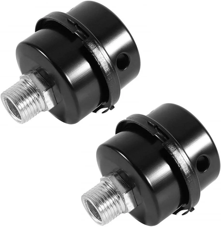 سایلنسر فیلتر کمپرسور هوا NAIVE BLUE، سایلنسر صدا خفه کن فیلتر ورودی کمپرسور هوای فلزی برای کمپرسور هوا، سایلنسر، فیلتر (1/2 اینچ PT 20 میلی متر)