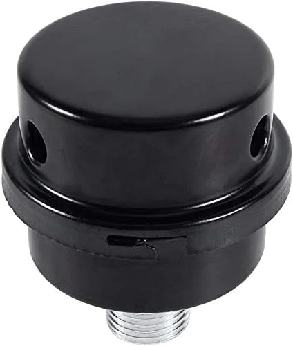 فیلتر صدا خفه کن کمپرسور هوا 20 میلی متر 1/2 اینچ رزوه ای فلزی، 1 عدد