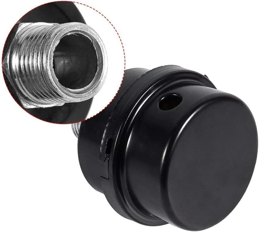 سایلنسر فیلتر کمپرسور هوا NAIVE BLUE، سایلنسر صدا خفه کن فیلتر ورودی کمپرسور هوای فلزی برای کمپرسور هوا، سایلنسر، فیلتر (1/2 اینچ PT 20 میلی متر)