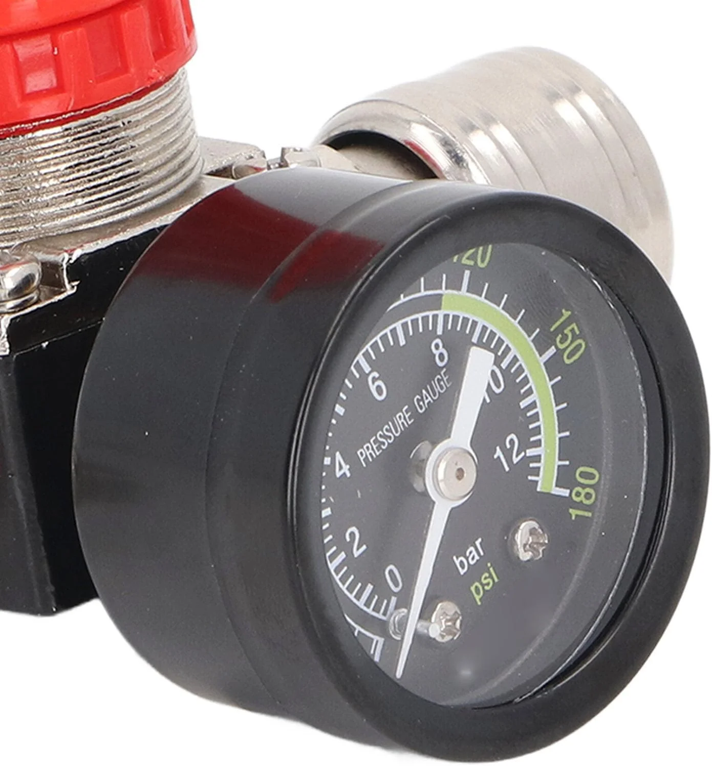 تنظیم کننده کمپرسور هوا Risegun، 4 سوراخ، 0 تا 180PSI، تنظیم کننده فشار کمپرسور هوای اروپایی با گیج