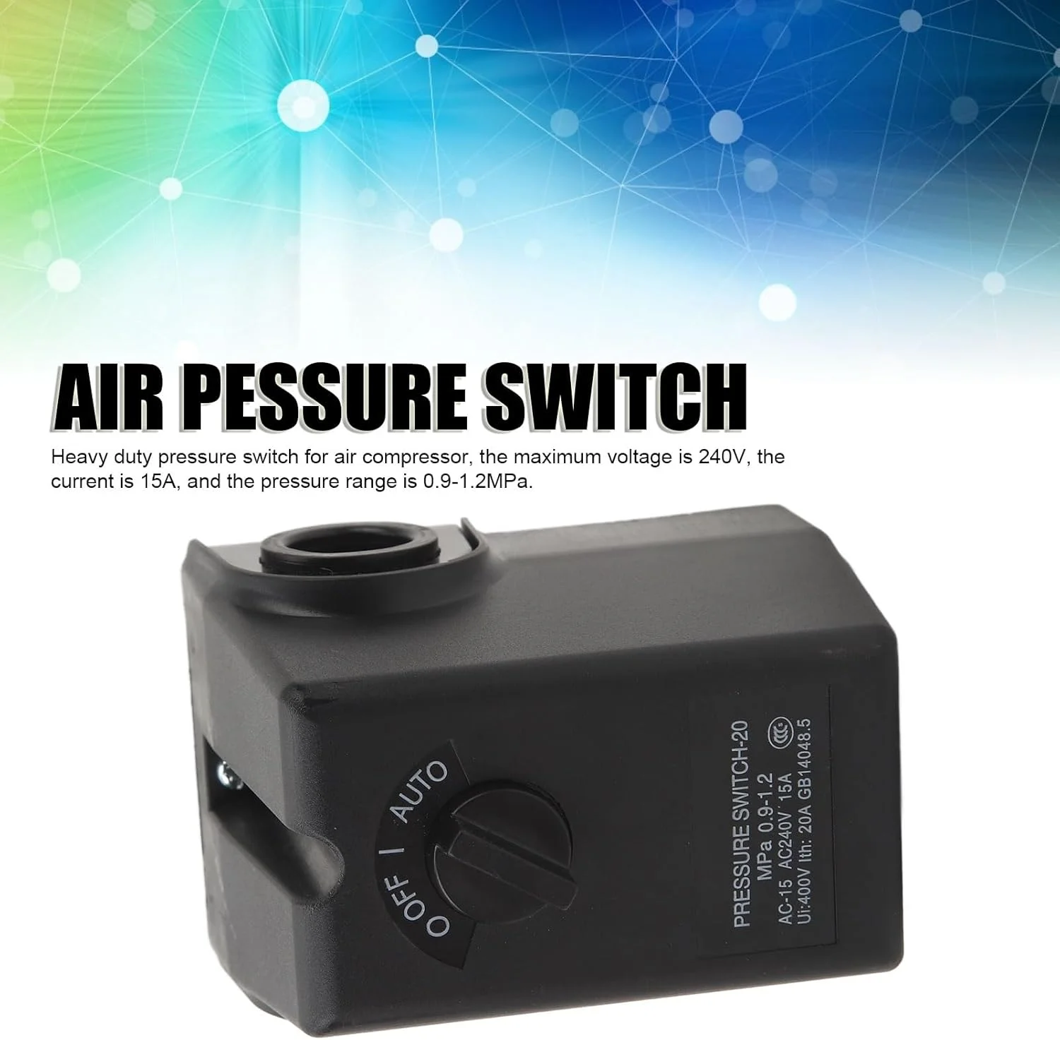 کلید فشاری کمپرسور هوا تک مرحله ای، کلید فشاری اتوماتیک پمپ هوا، کلید استارت، کنترل کلید فشاری کمپرسور هوا کلید فشاری کمپرسور هوا تک مرحله ای، کلید فشاری اتوماتیک پمپ هوا، کلید استارت، کنترل کلید فشاری کمپرسور هوا
