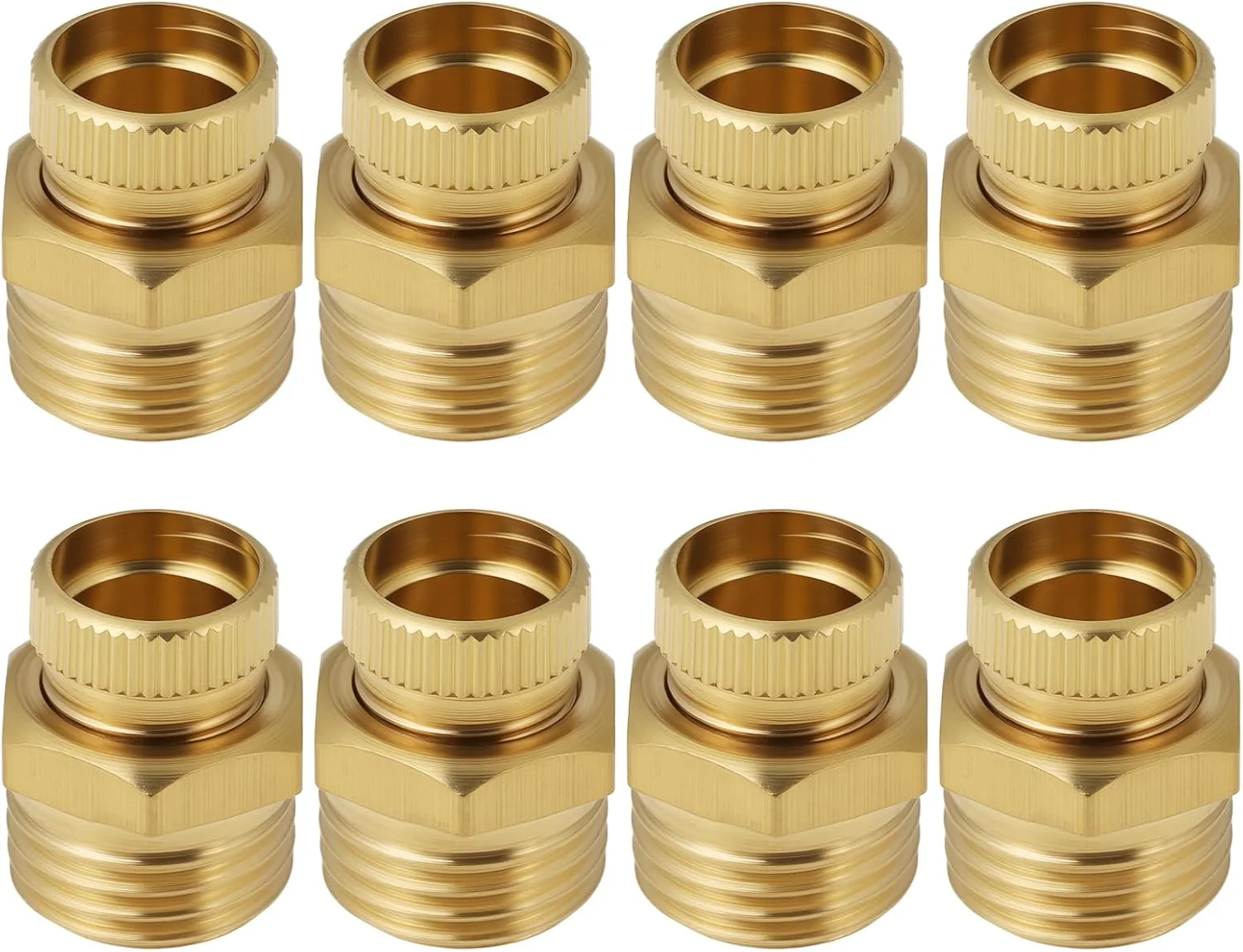 شیر تخلیه برنجی با رزوه نری G1/4 برای کمپرسور هوا، بسته 8 عددی