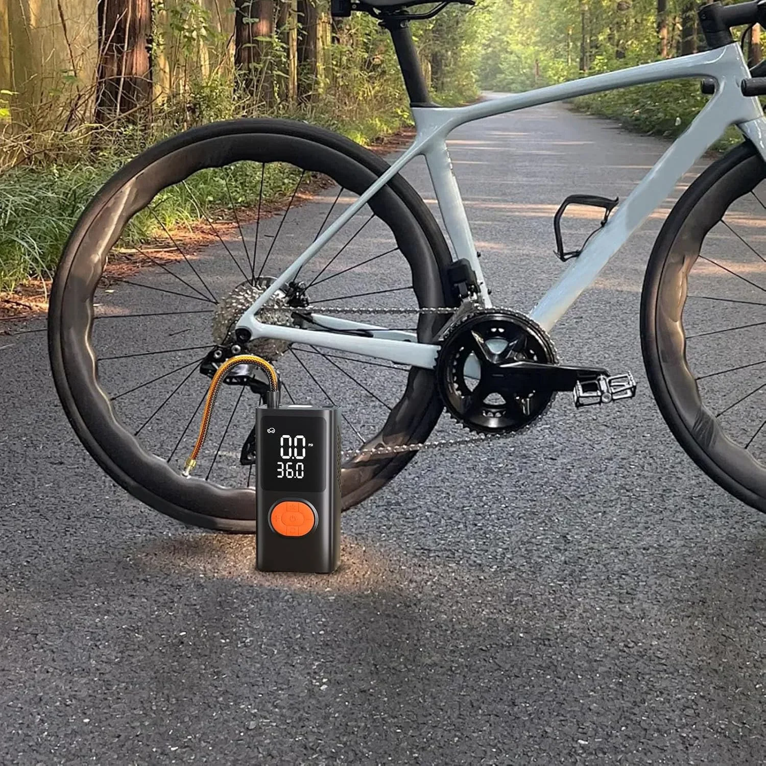 پمپ باد قابل حمل، کمپرسور هوا خودرو، پمپ باد با فشارسنج دیجیتال و چراغ شارژی برای ورزش، کمپینگ، تعمیر دوچرخه، کامیون، موتور سیکلت، توپ، مسافرت و شرایط شبانه پمپ باد قابل حمل، کمپرسور هوا خودرو، پمپ باد با فشارسنج دیجیتال و چراغ شارژی برای ورزش، کمپینگ، تعمیر دوچرخه، کامیون، موتور سیکلت، توپ، مسافرت و شرایط شبانه