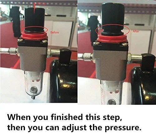 کمپرسور هوای کوچک HYCO با مخزن هوای 3.5 لیتری برای ایربراش، مناسب برای آرایش، تزیین کیک، خالکوبی، نقاشی صورت و بدن و ایربراشینگ. (پیستون دوبل)