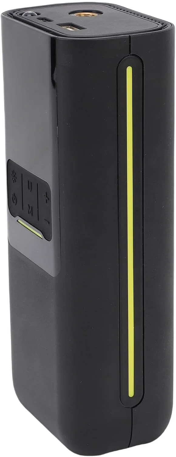 پمپ باد قابل حمل Cryfokt، پمپ هوای اتوماتیک 3 تا 150PSI، پمپ برقی با صفحه نمایش دیجیتال و خاموش شدن خودکار با 5 حالت باد کردن، برای لاستیک خودرو، اسباب بازی های بادی