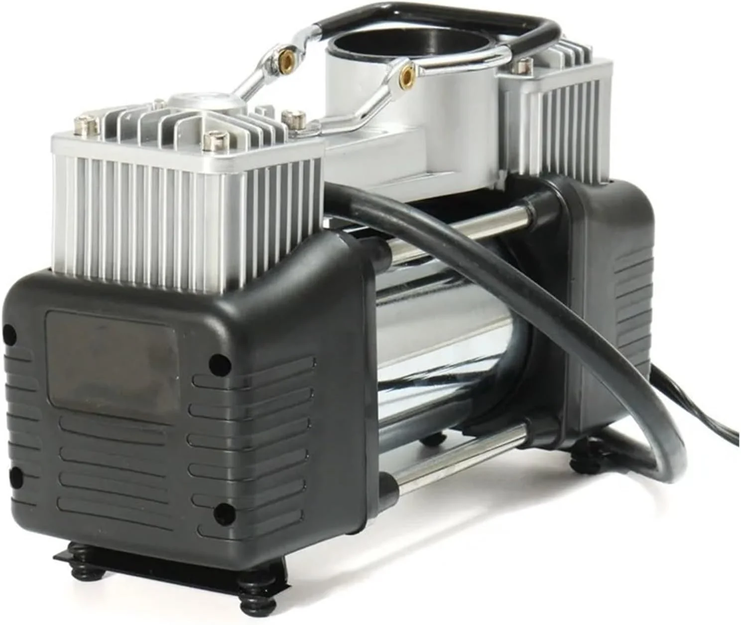 پمپ کمپرسور هوا ZDmalt 12V 150PSI 60L برای باد کردن لاستیک خودرو، کیت قابل حمل 4WD، پمپ فشار دو سیلندر، مجموعه ابزار