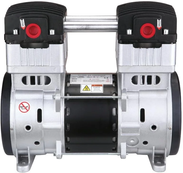 موتور کمپرسور هوای فوق العاده بی صدا و بدون روغن کالیفرنیا ایر تولز مدل SP-9421-22060، 2.0 اسب بخار (220 ولت 60 هرتز)، خاکستری