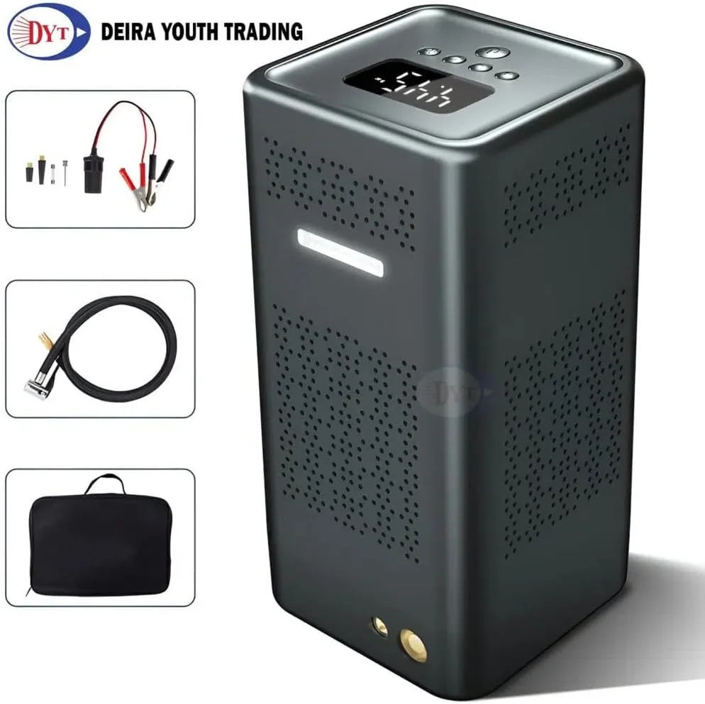 پمپ باد برقی قابل حمل Winca | پمپ کمپرسور هوا 30L-35L (مشکی) پمپ باد برقی قابل حمل Winca | پمپ کمپرسور هوا 30L-35L (مشکی)