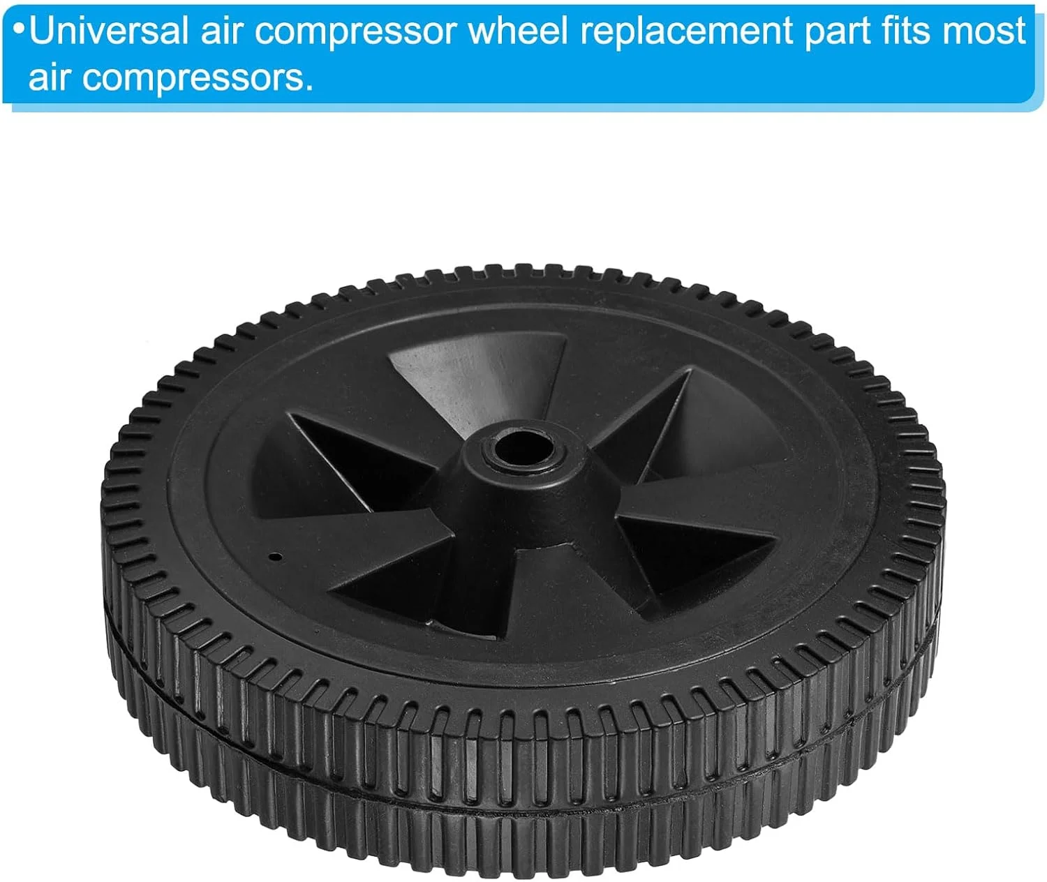 چرخ های کمپرسور هوا PATIKIL 7.7 اینچی، قطعه جایگزین چرخ کمپرسور هوا جهانی با پیچ و مهره با سوراخ 0.5 اینچی برای جابجایی آسان
