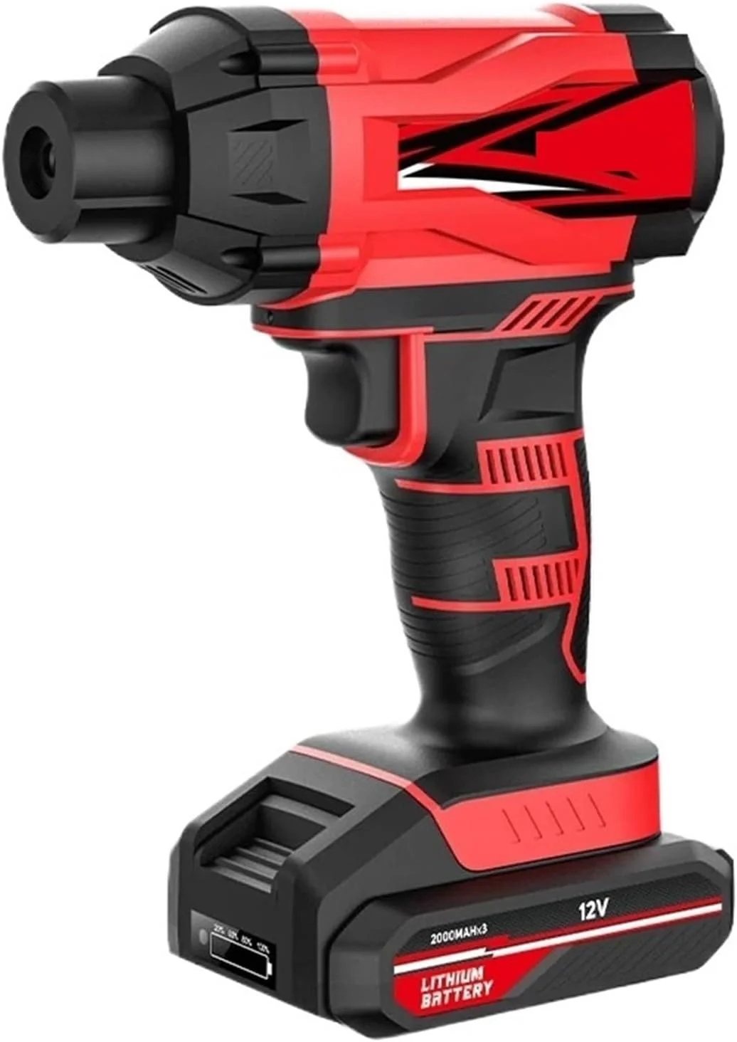 پمپ کمپرسور هوای قابل حمل خودرو برای اتومبیل، موتورسیکلت، دوچرخه DC 12 ولت با چراغ LED