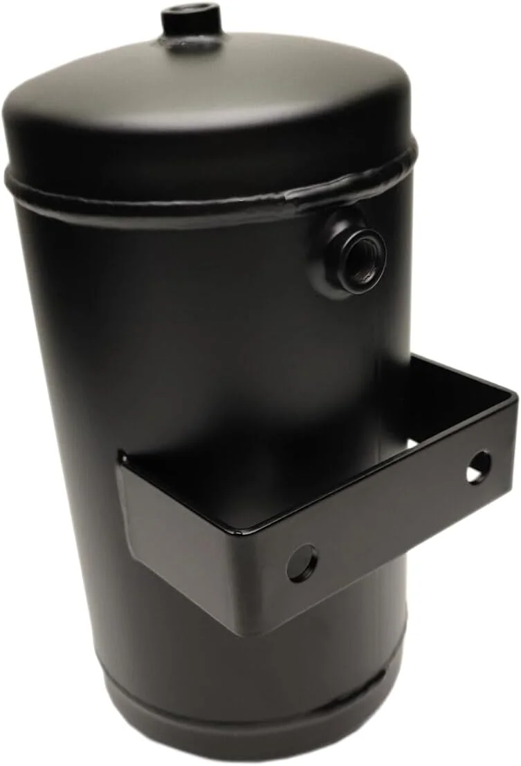 مخزن هوای ۱ گالن با پورت های هوای ۱/۴ NPT برای سیستم تعلیق بادی و سیستم بوق بادی