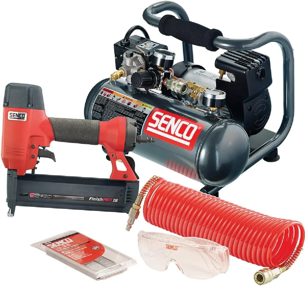 کیت ترکیبی کمپرسور میخکوب بادی سنکو مدل PC0947 FinishPro گیج 18