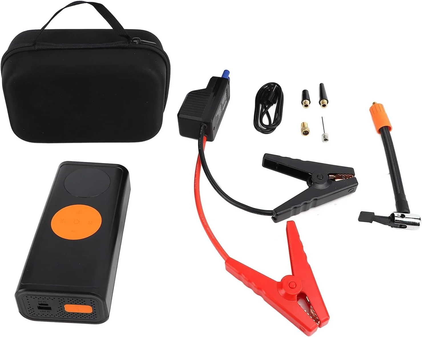 پمپ باد شارژی Gearwell، پمپ باد دیجیتال، کمپرسور هوای قابل حمل، پمپ باد تایر دوچرخه موتور سیکلت ماشین، پمپ باد چراغ اضطراری برای توپ و لاستیک خودرو