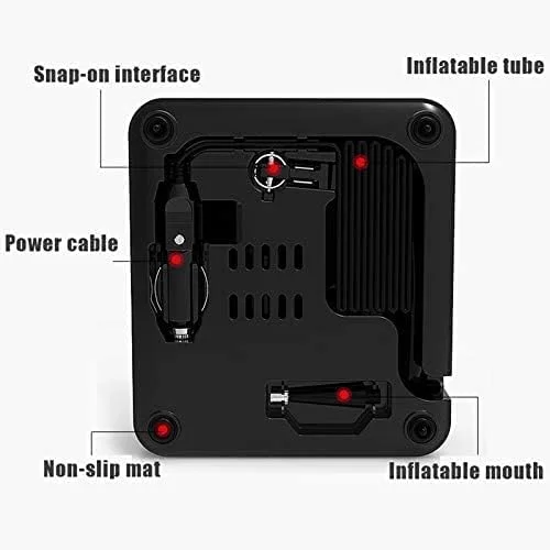 کمپرسور هوای هوشمند خودرو با سیلندر 30، پمپ باد تایر، 12 ولت، 150psi، پمپ باد قابل حمل برای لاستیک خودرو