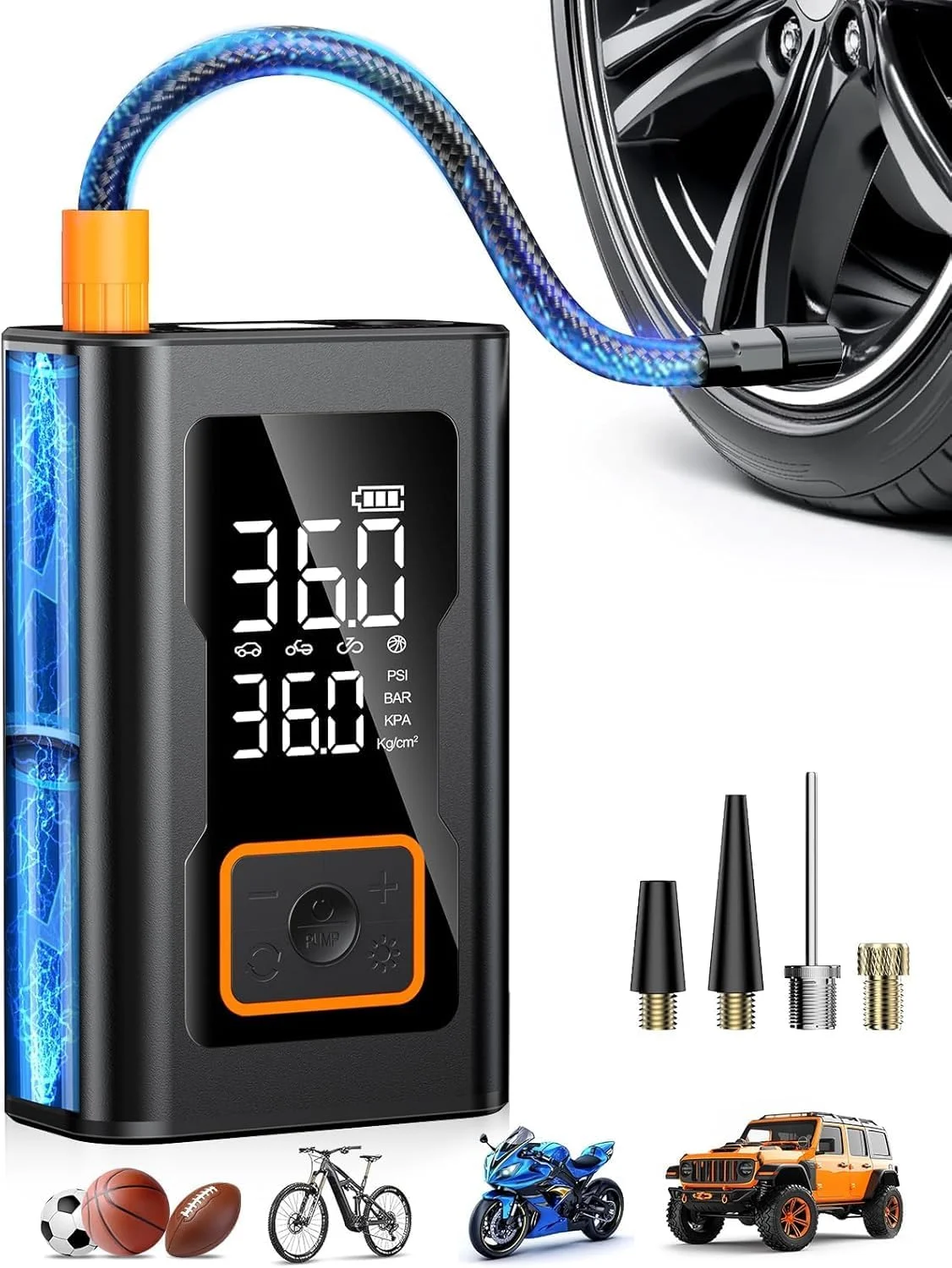 کمپرسور باد قابل حمل مدل 150 PSI