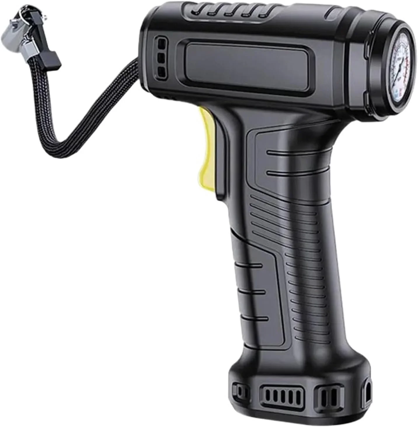 پمپ باد دستی 120 واتی، پمپ بادی قابل حمل بی سیم/سیمی، پمپ دیجیتال برای توپ، دوچرخه و ماشین (رنگ: B) (D)