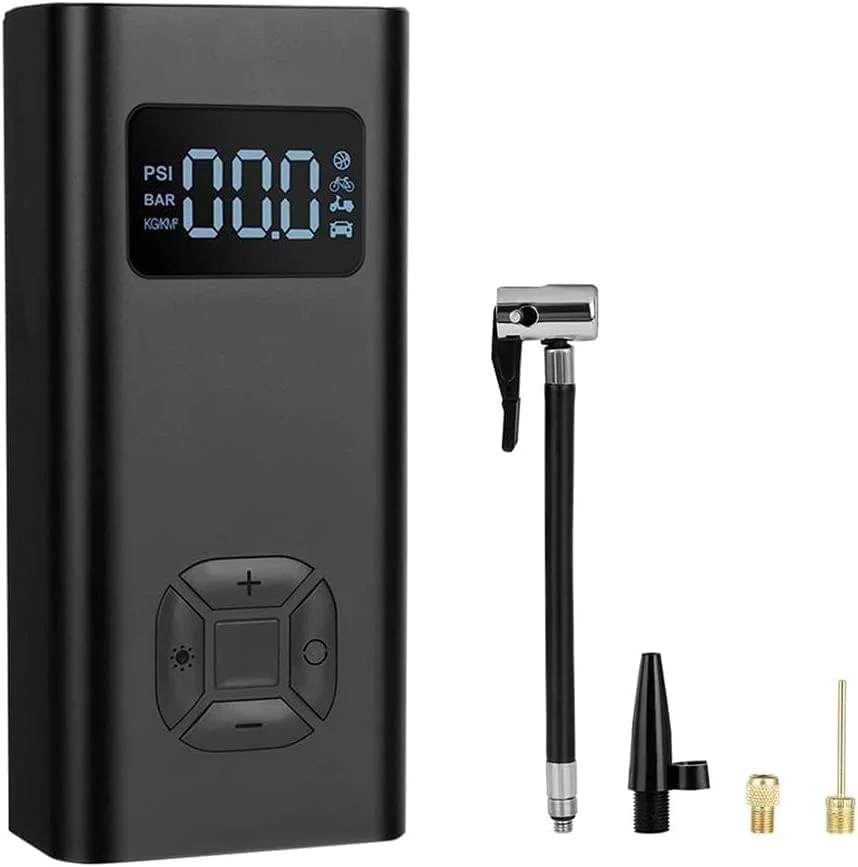 کمپرسور هوای قابل حمل خودرو، پمپ باد برقی بی سیم، شارژی دیجیتال 150psi اتوماتیک