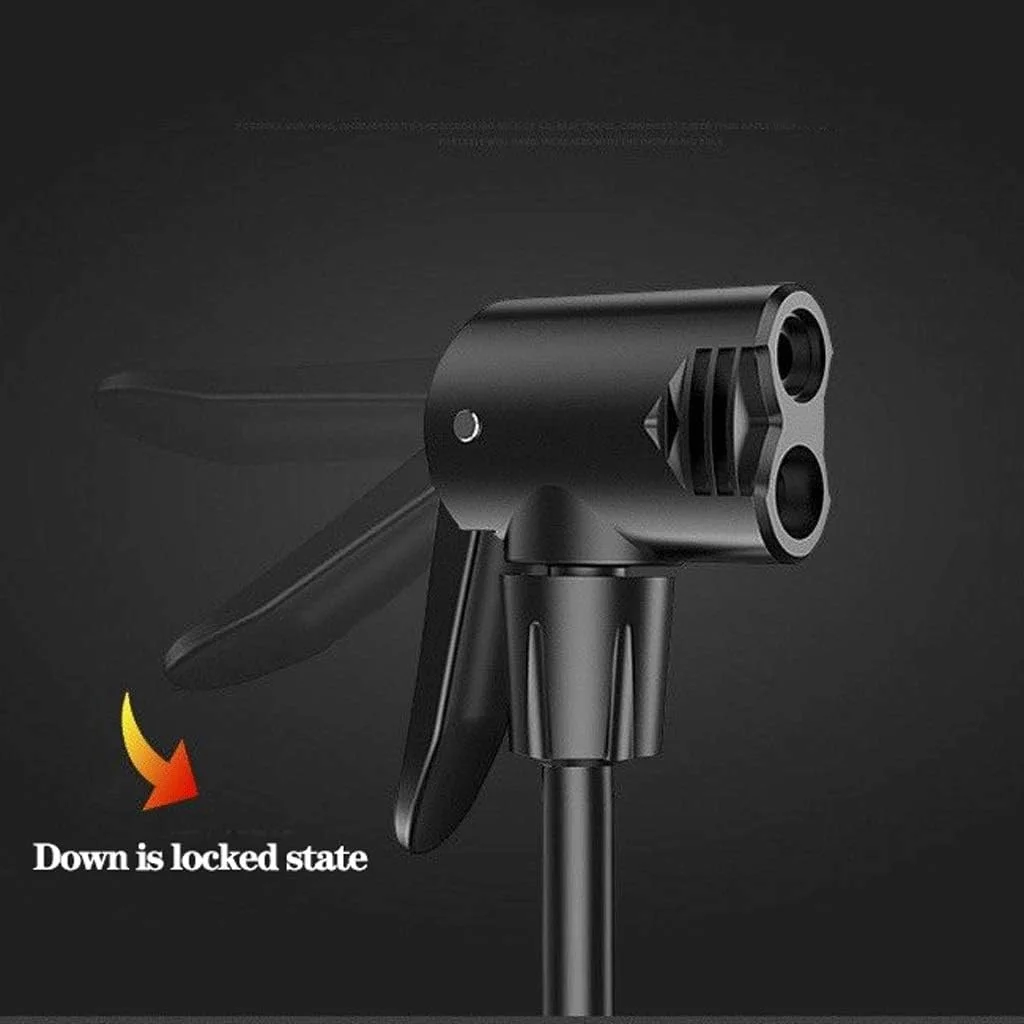 پمپ باد پدالی، پمپ هوای کوچک قابل حمل، کمپرسور هوا (رنگ: قرمز)