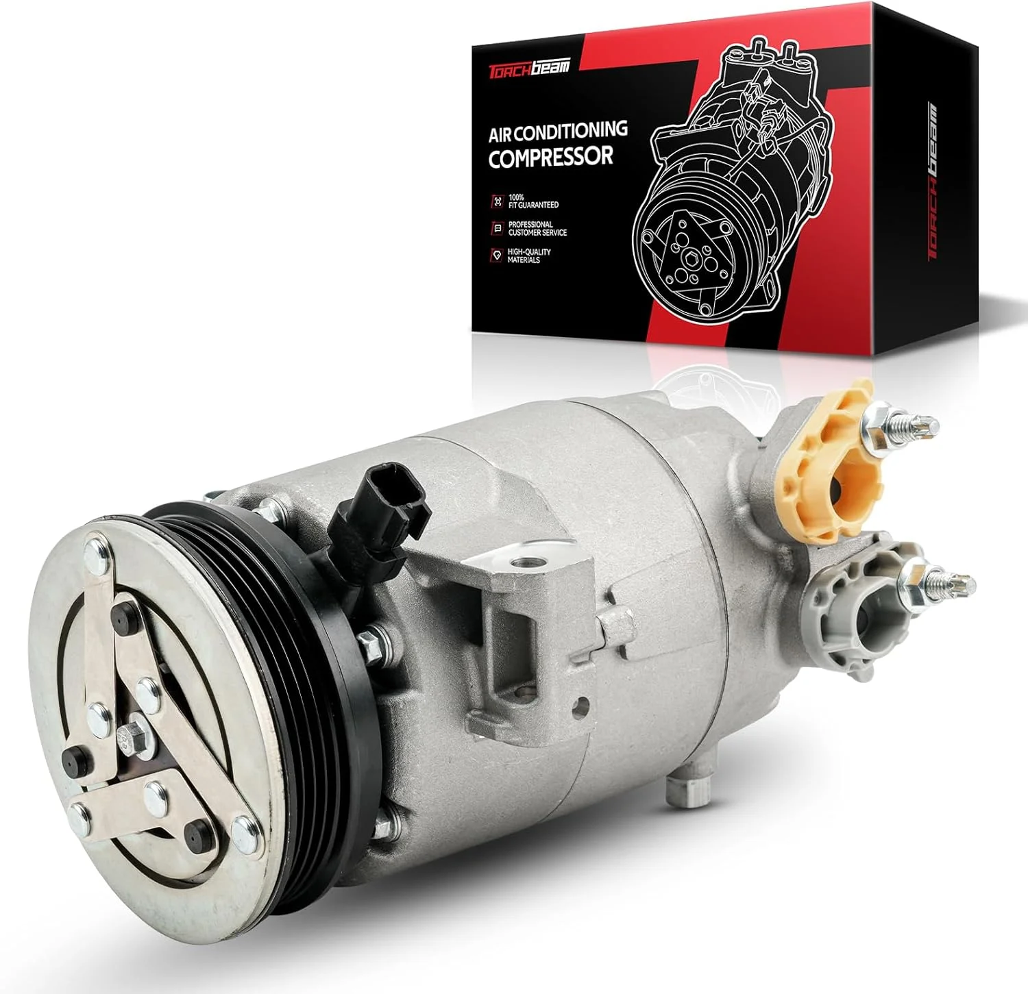 کیت کمپرسور کولر خودرو Torchbeam 198360 مناسب برای فورد Escape 2013-2016 2.0T و لینکلن MKC 2015-2016، جایگزین CV6Z19703Y, YCC363, YCC462, 274622, A74622, 140936NC, AC1207662, CO29123C