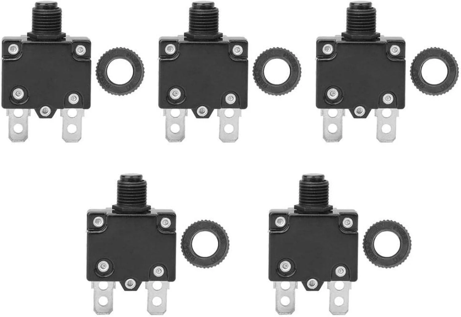 5 عدد قطع کننده مدار کمپرسور هوا، محافظ اضافه بار، محافظ جریان بیش از حد کمپرسور هوا، سوئیچ محافظت در برابر جریان بیش از حد، برای مصارف صنعتی (5 آمپر)