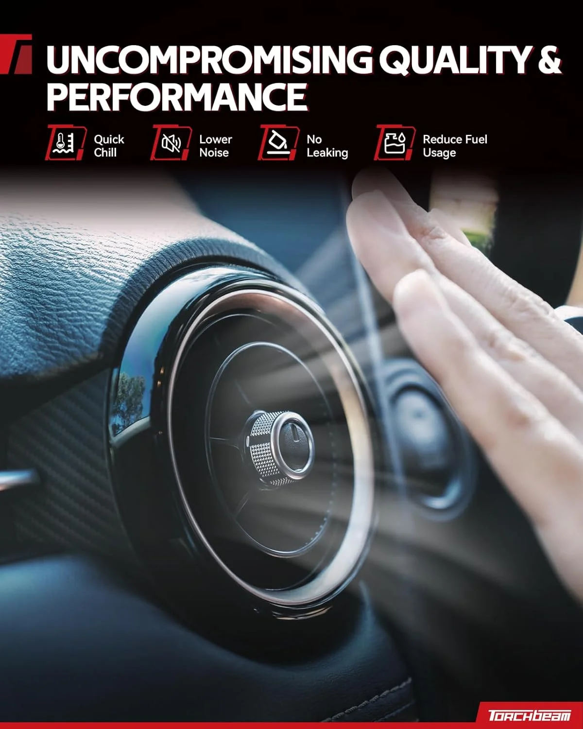 کیت کمپرسور کولر خودرو Torchbeam 198360 مناسب برای فورد Escape 2013-2016 2.0T و لینکلن MKC 2015-2016، جایگزین CV6Z19703Y, YCC363, YCC462, 274622, A74622, 140936NC, AC1207662, CO29123C