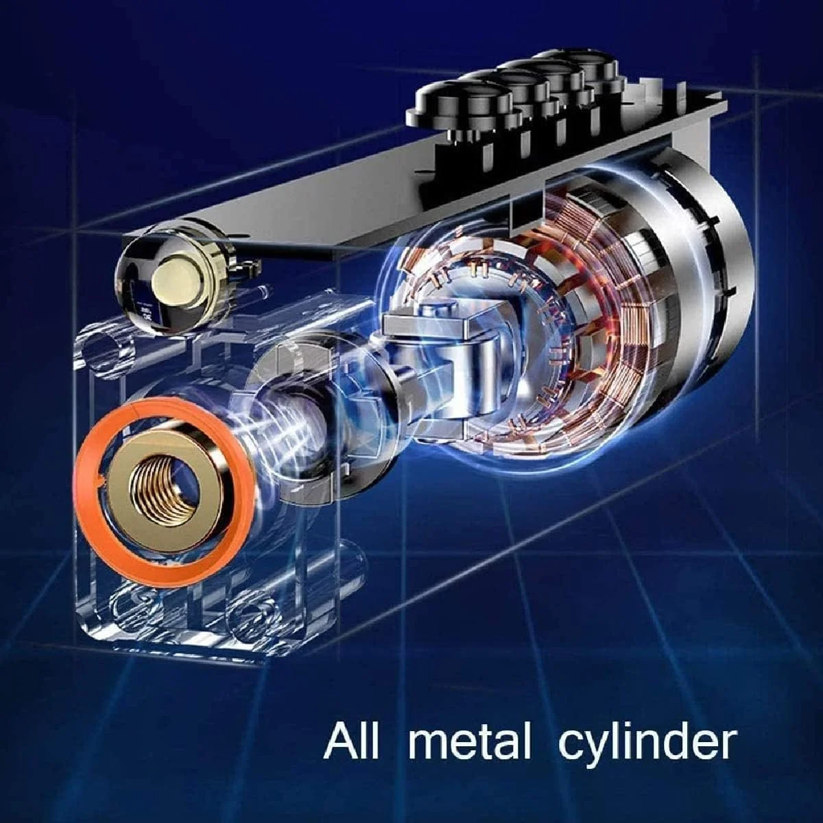 پمپ باد برقی دوچرخه، کمپرسور هوای قابل حمل خودرو، 40 دقیقه زمان کار مداوم و چراغ LED، پمپ کمپرسور هوا 71 PSI 12V