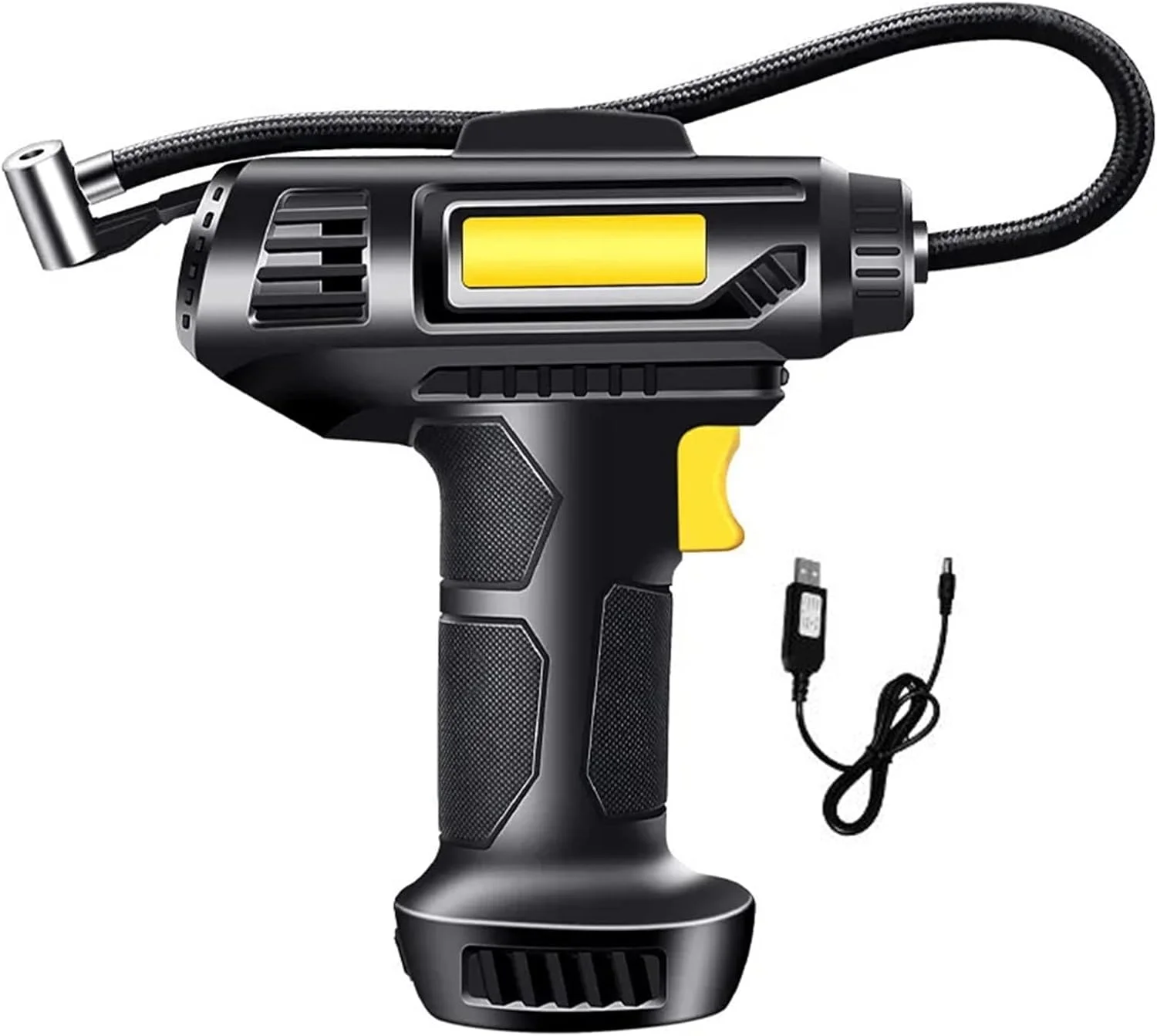 کمپرسور باد دیجیتال خودرو 150PSI پمپ هوا با باتری قابل حمل برای لاستیک خودرو، موتور سیکلت و دوچرخه